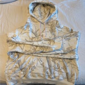 WOODLAND DAIRY BOY CAMO HOODIE WITH PINK PUFFY LOGO ON BACK
